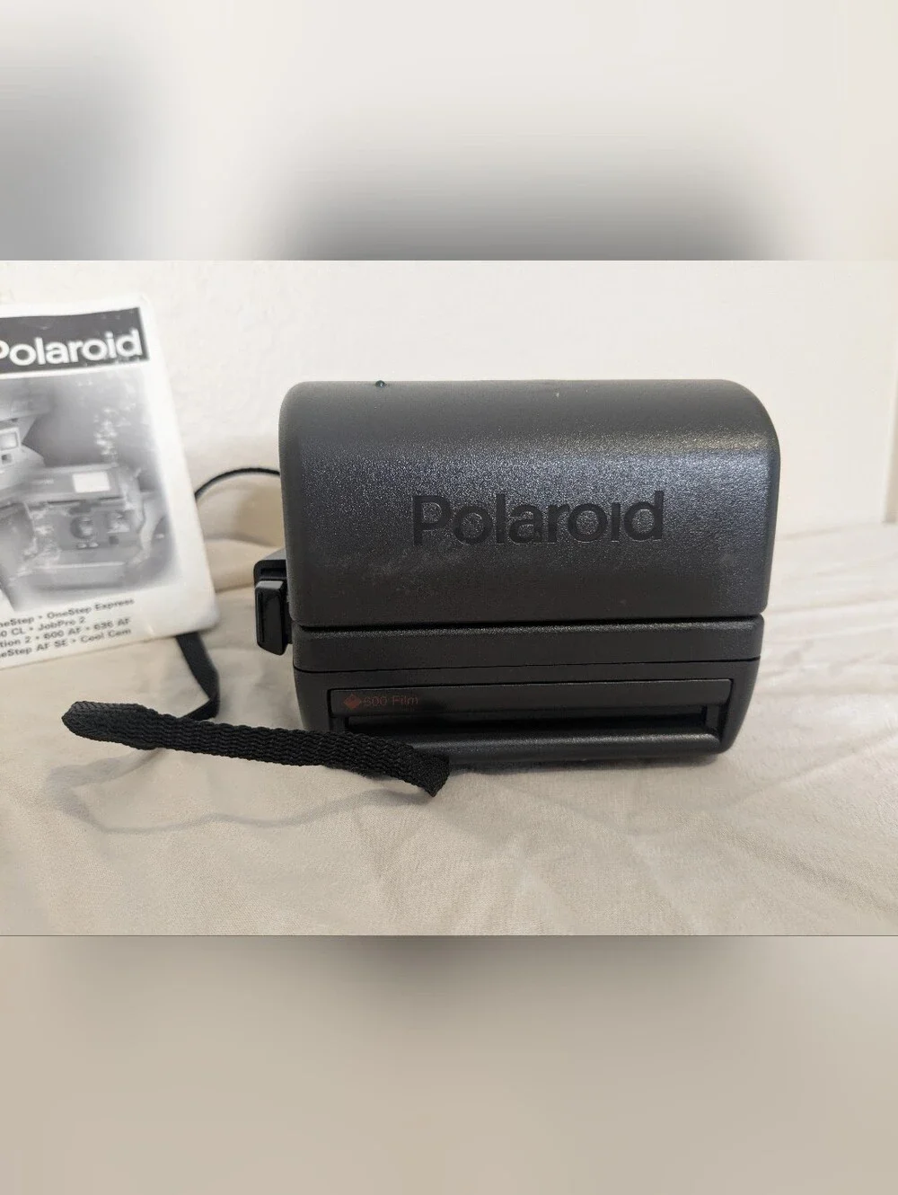 Vintage Polaroid One Step Camera with Manual